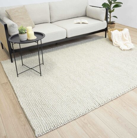 Ventura - Creme Handgefertigter Teppich Ventura - Creme Handgefertigter Teppich