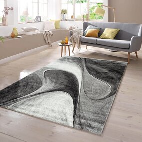 Kristal Modern Grau Teppich Kristal Modern Grau Teppich