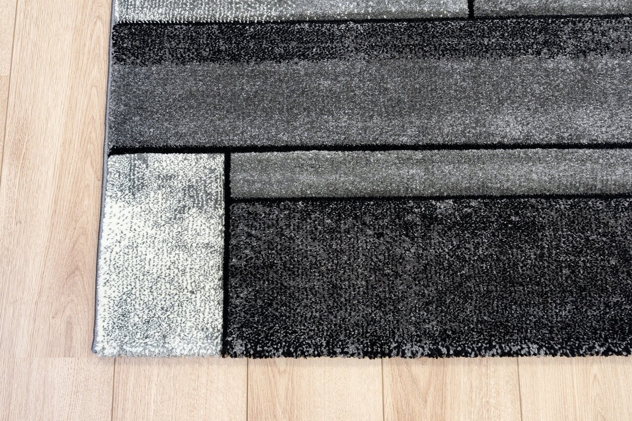 Teppich Modern - Kristal Cubes Grau Teppich Modern - Kristal Cubes Grau