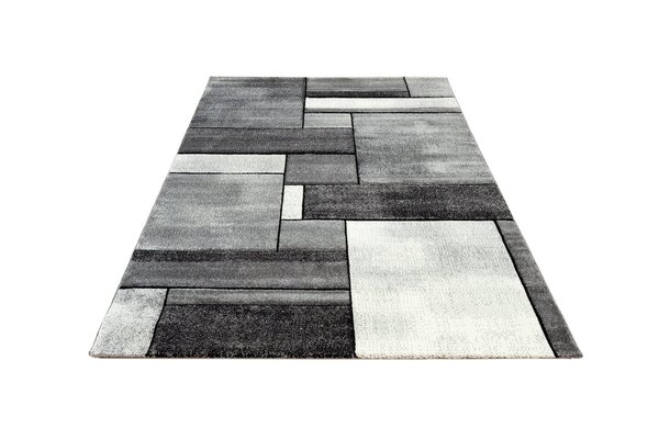 Teppich Modern - Kristal Cubes Grau Teppich Modern - Kristal Cubes Grau