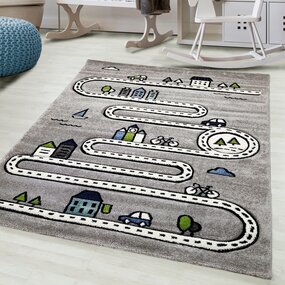 Kinderteppich City Grau Kinderteppich City Grau