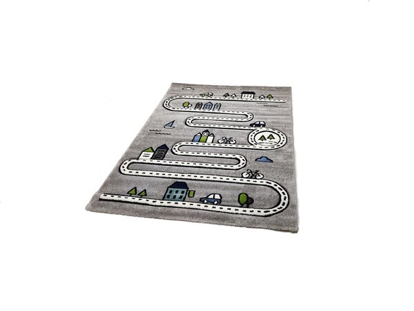 Kinderteppich City Grau Kinderteppich City Grau