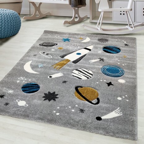 Kinderteppich Space Grau Kinderteppich Space Grau