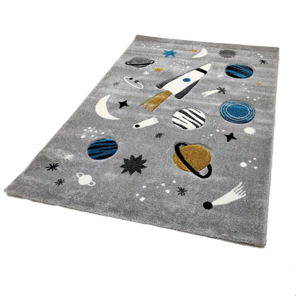 Kinderteppich Space Grau Kinderteppich Space Grau
