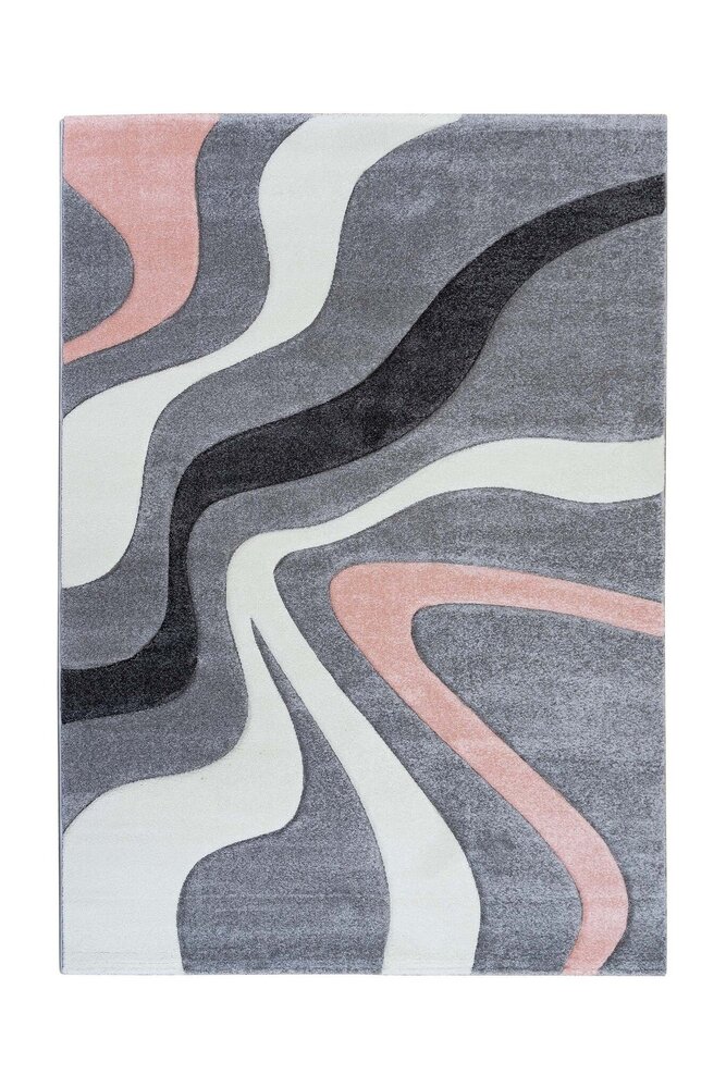 Teppich Kristal Modern Grau/Rosa Teppich Kristal Modern Grau/Rosa