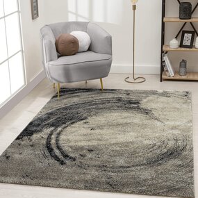 Teppich Modern - Maratta Wirbel Braun/Grau Teppich Modern - Maratta Wirbel Braun/Grau