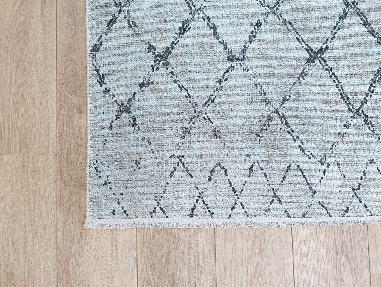 Adrasos Modern Teppich Beige-Braun – Skandinavisches Design & Waschbar Adrasos Modern Teppich Beige-Braun – Skandinavisches Design & Waschbar