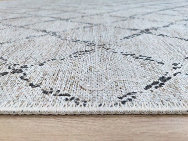 Adrasos Modern Teppich Beige-Braun – Skandinavisches Design & Waschbar Adrasos Modern Teppich Beige-Braun – Skandinavisches Design & Waschbar