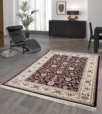 Tachmahal Klassischer Rot Teppich - Medaillon Tachmahal Klassischer Rot Teppich - Medaillon