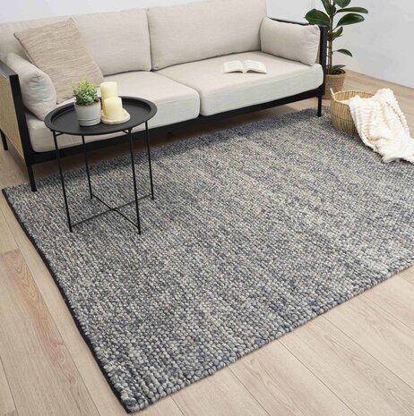 Ventura Spheres Taupe / Grau Handgefertigter Teppich