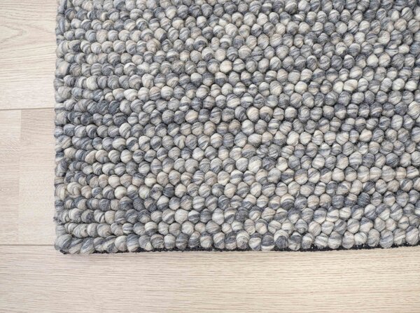 Ventura Spheres Taupe / Grau Handgefertigter Teppich