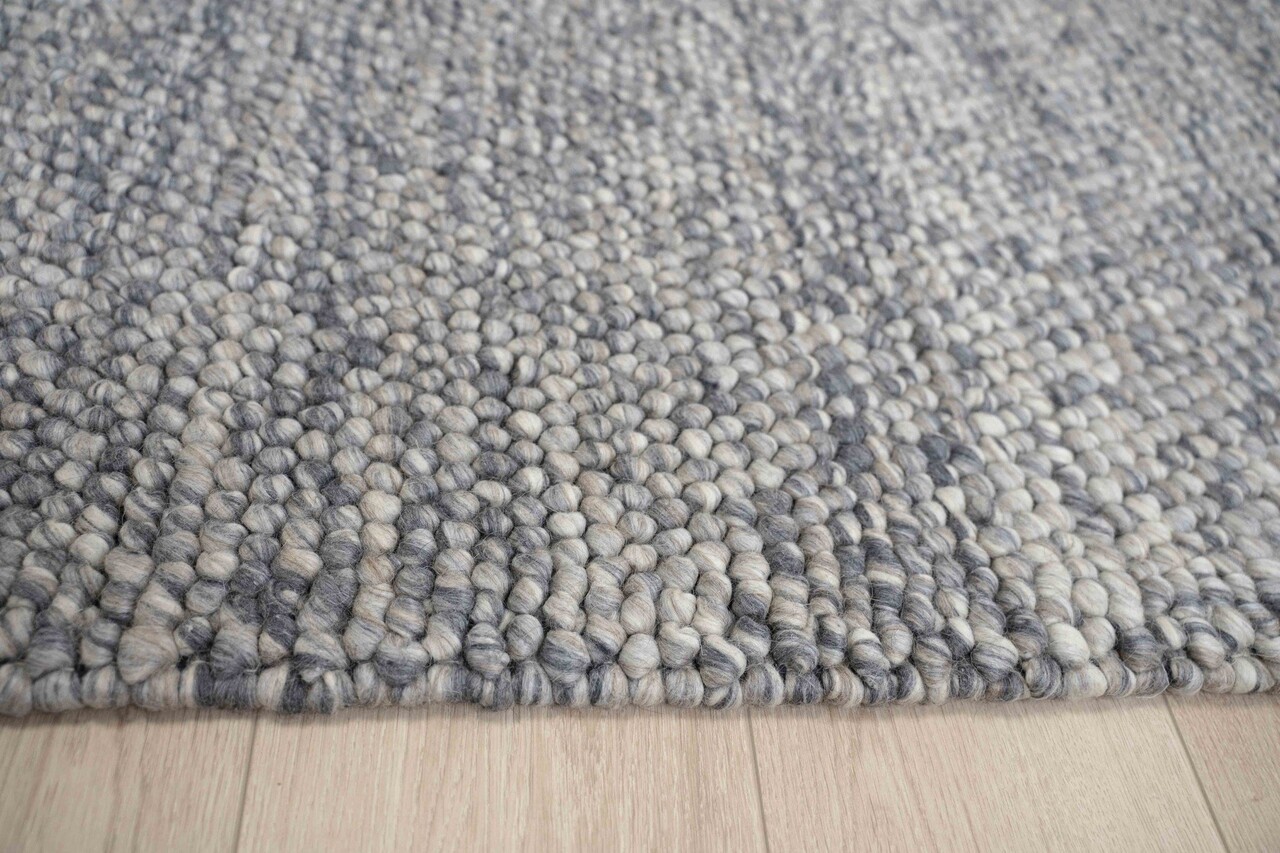 Ventura Spheres Taupe / Grau Handgefertigter Teppich