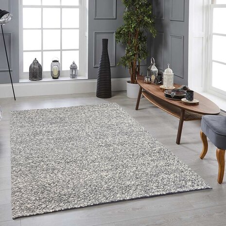 Ventura Spheres Grau Handgefertigter Teppich Ventura Spheres Grau Handgefertigter Teppich