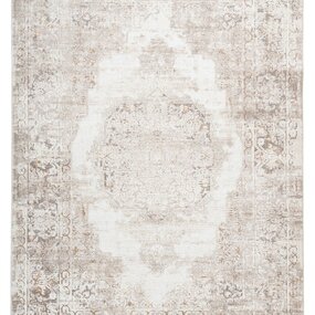 Vintage Teppich - Paris Medaillon Taupe Vintage Teppich - Paris Medaillon Taupe