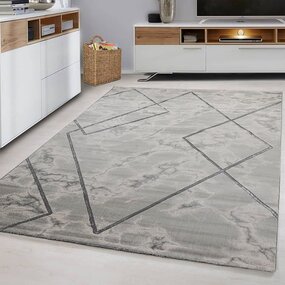 Teppich Alba Modern Grau - Marmor Design Teppich Alba Modern Grau - Marmor Design