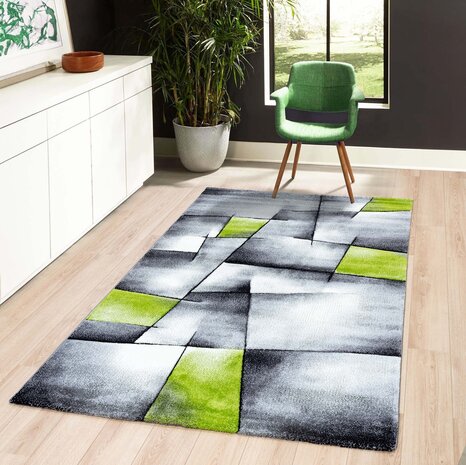 Kristal Modern Grün Teppich Kristal Modern Grün Teppich