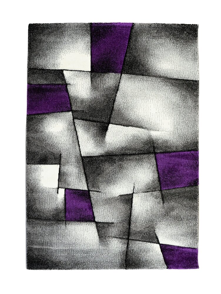 Kristal Modern Lila Teppich Kristal Modern Lila Teppich