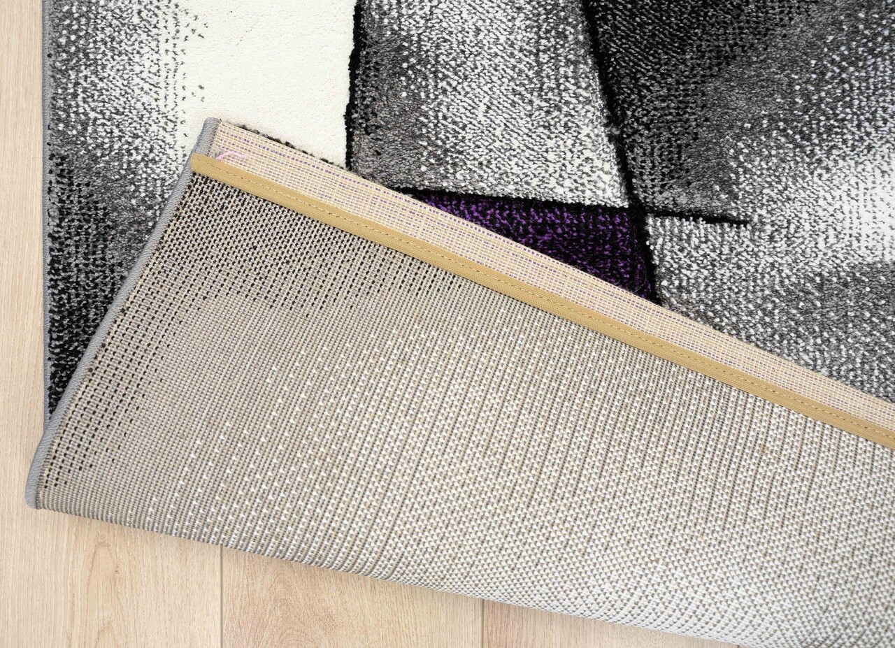 Kristal Modern Lila Teppich Kristal Modern Lila Teppich