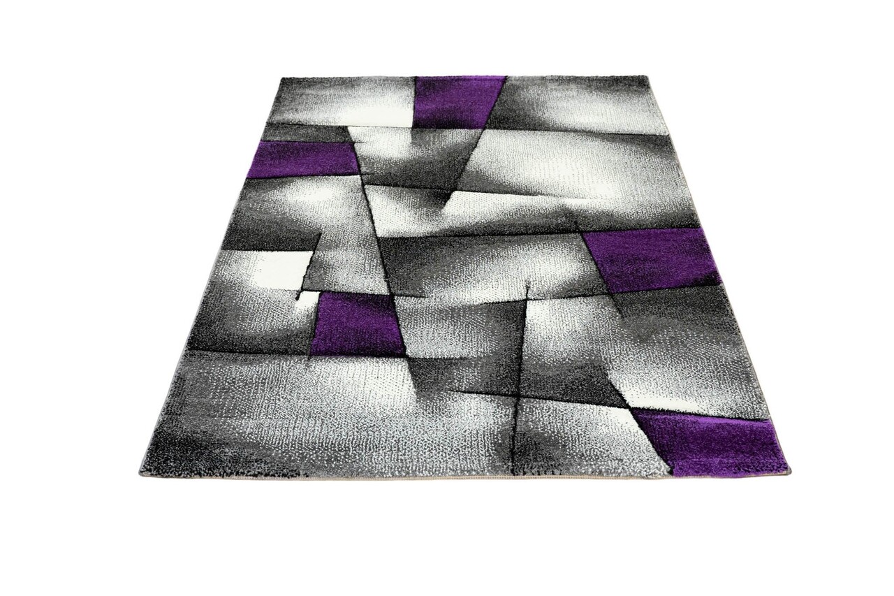 Kristal Modern Lila Teppich Kristal Modern Lila Teppich