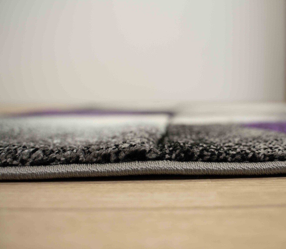 Kristal Modern Lila Teppich Kristal Modern Lila Teppich