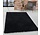 Azure Hochflorteppich Schwarz - Unifarben