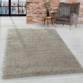 Azure Hochflor-Teppich Natur - Einfarbig Azure Hochflor-Teppich Natur - Einfarbig