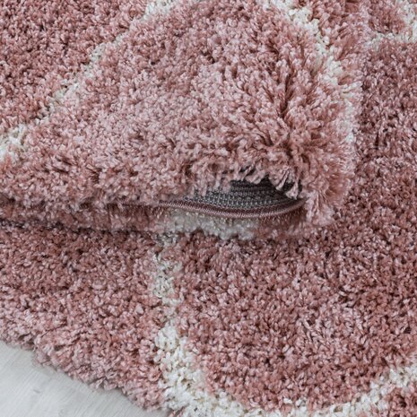 Hochflor Teppich - Azure Rosa Hochflor Teppich - Azure Rosa