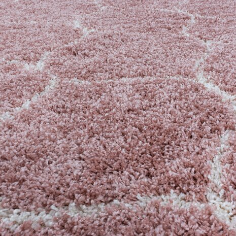 Hochflor Teppich - Azure Rosa Hochflor Teppich - Azure Rosa