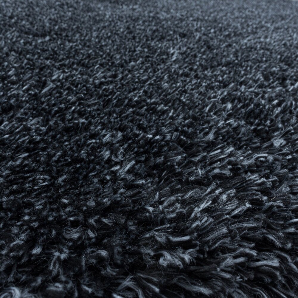 Hochflor Teppich - Luna Anthrazit