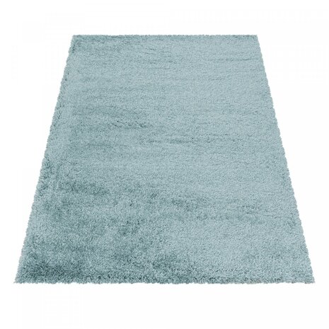 Hochflor Teppich - Luna Blau Hochflor Teppich - Luna Blau