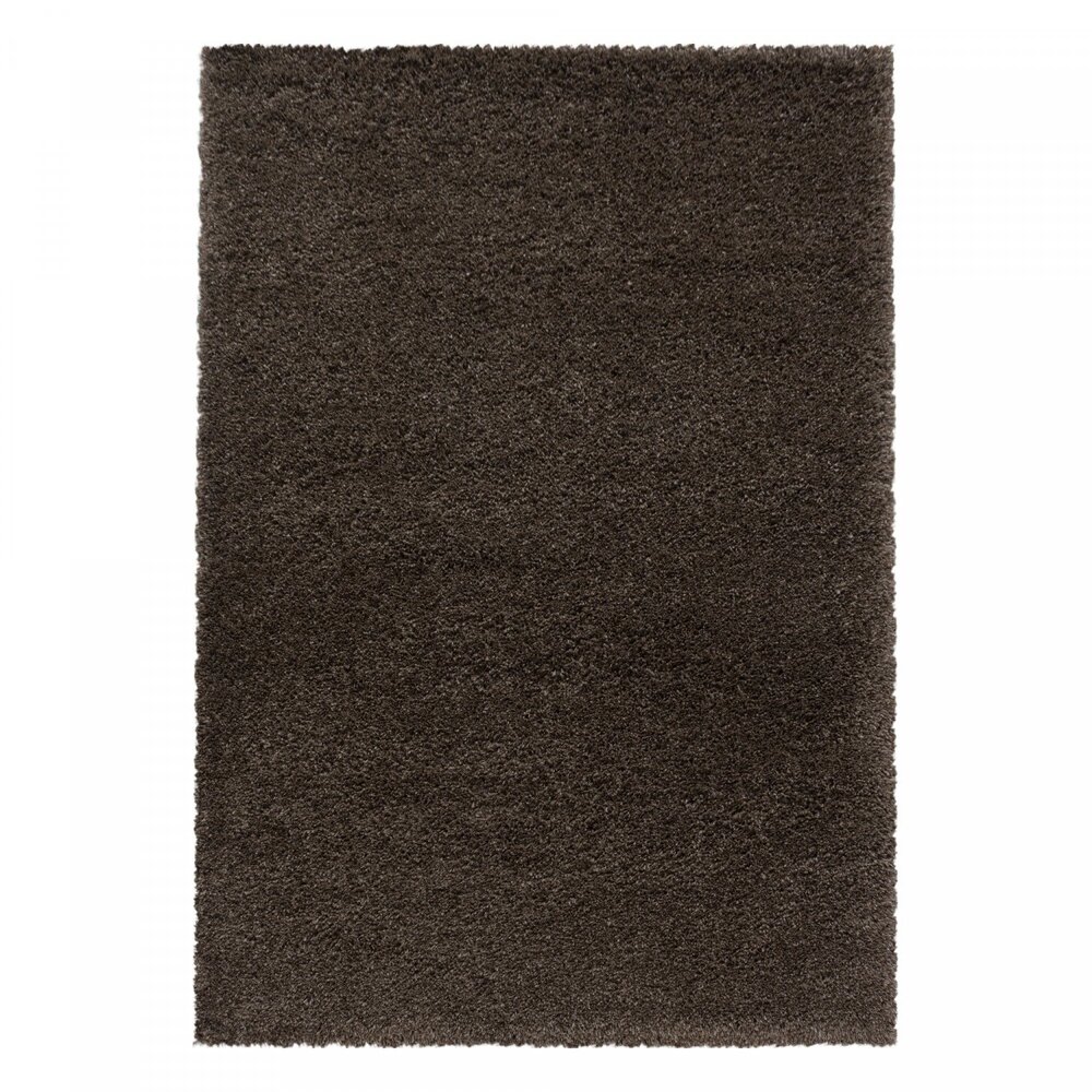Hochflor Teppich - Luna Braun Hochflor Teppich - Luna Braun