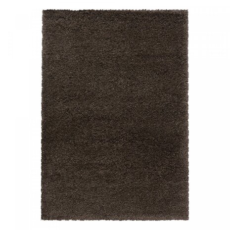 Hochflor Teppich - Luna Braun Hochflor Teppich - Luna Braun