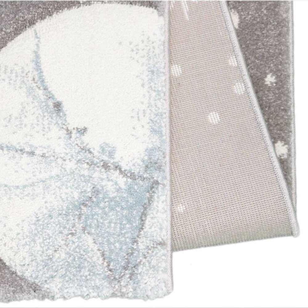 Kids Planets Kinderzimmer Grau Teppich