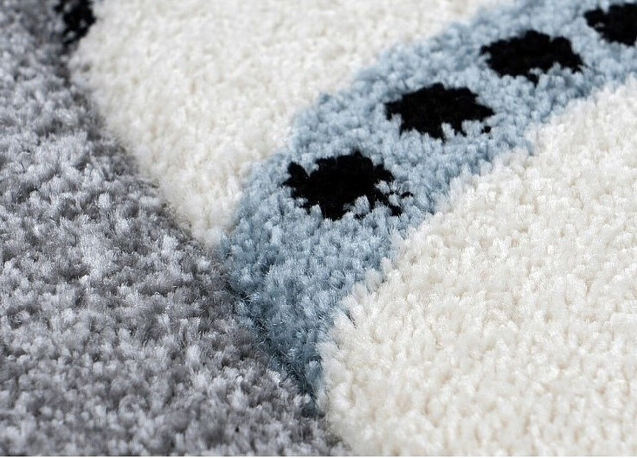 Kinder-Raumschiff-Teppich Grau Kinder-Raumschiff-Teppich Grau