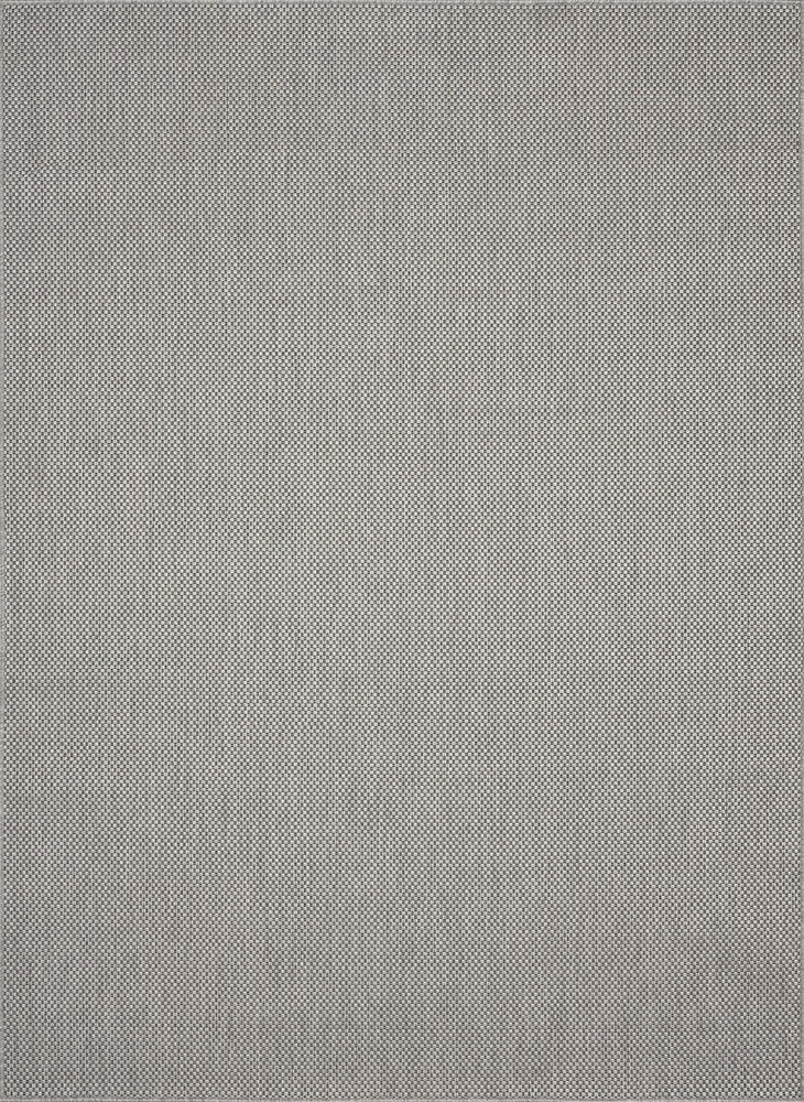 Nilus Niedrigflor-Teppich in massivem Silber - In & Outdoor Nilus Niedrigflor-Teppich in massivem Silber - In & Outdoor