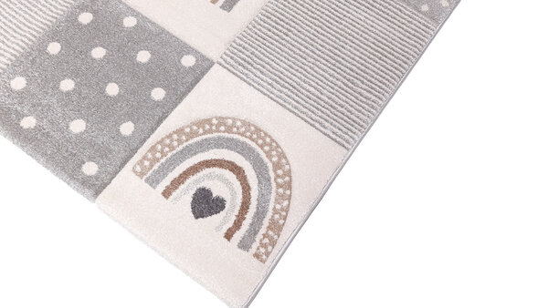 Kinderzimmer Grau Teppich - Blocked
