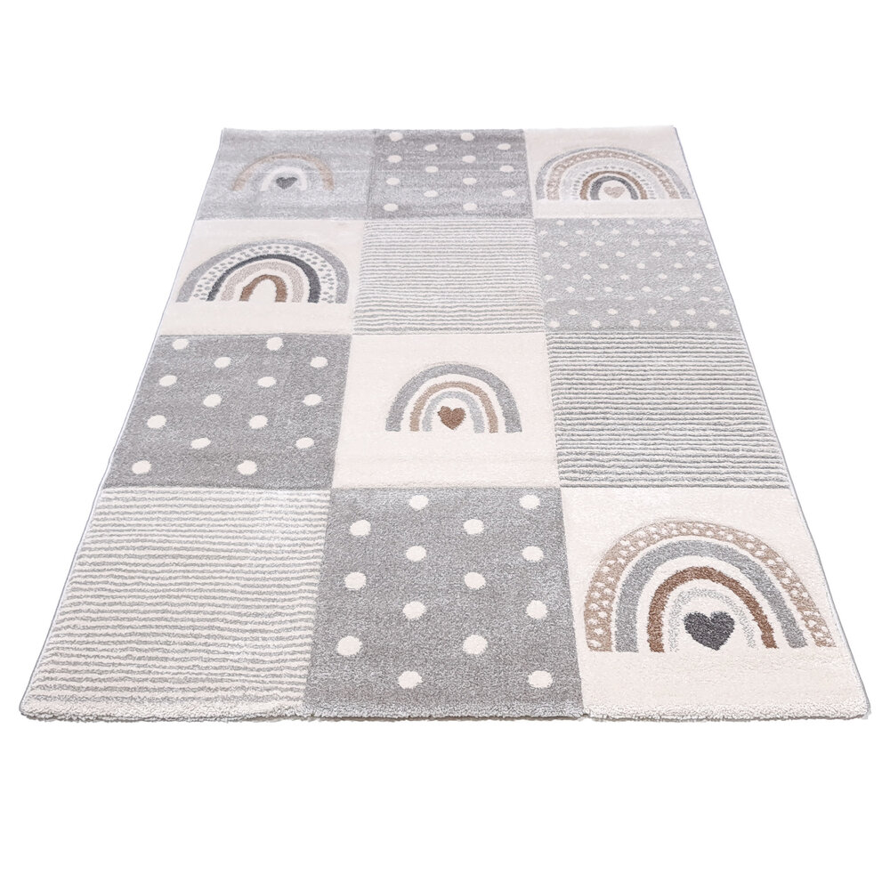 Kinderzimmer Grau Teppich - Blocked
