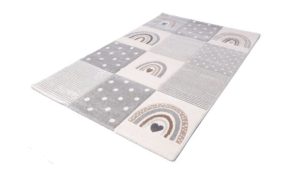 Kinderzimmer Grau Teppich - Blocked