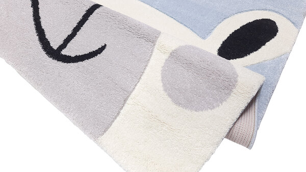 Kinder Bär Blau Teppich - Kinder Bär Blau Teppich -