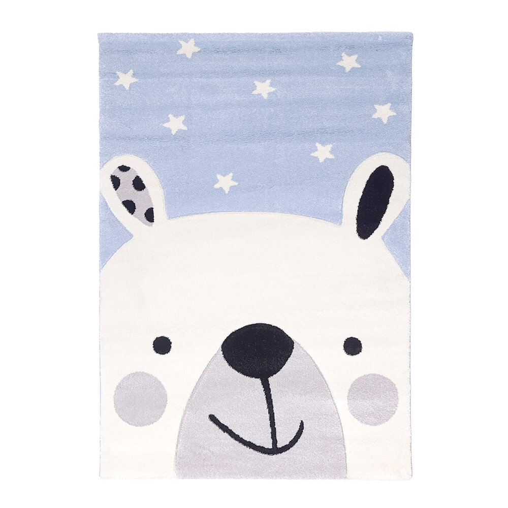 Kinder Bär Blau Teppich - Kinder Bär Blau Teppich -