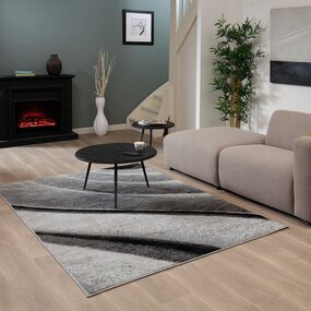 Modern Teppich - Lima Designer Grau Modern Teppich - Lima Designer Grau