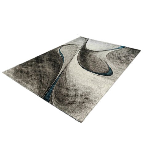 Kristal Modern Türkis Teppich Kristal Modern Türkis Teppich