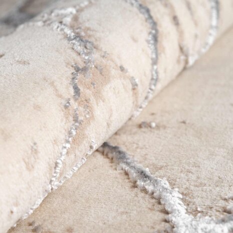 Teppich Ursula Modern Silver - Designer Teppich Ursula Modern Silver - Designer