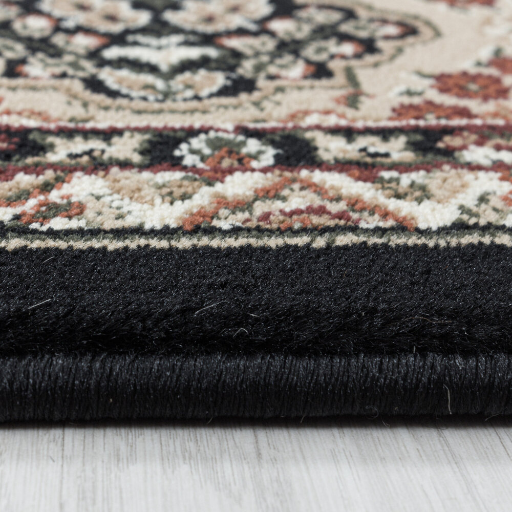 Orientteppich - Bukhara Kariert Schwarz/Bunt