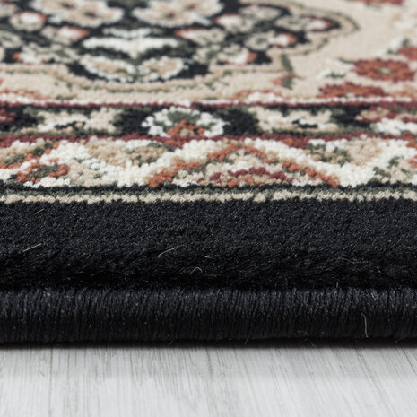 Orientteppich - Bukhara Kariert Schwarz/Bunt