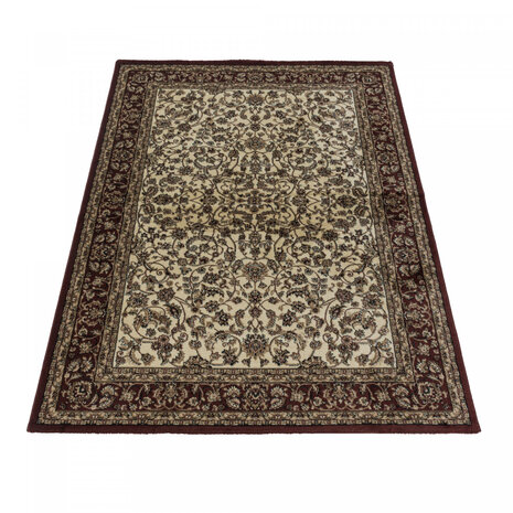 Orientteppich - Bukhara Bordüre Rot/Creme Orientteppich - Bukhara Bordüre Rot/Creme