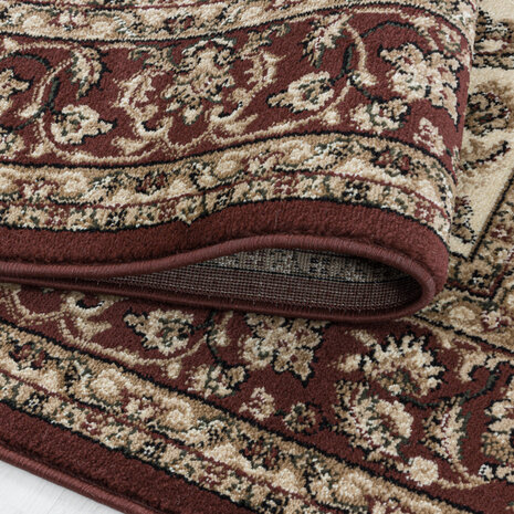 Orientteppich - Bukhara Bordüre Rot/Creme Orientteppich - Bukhara Bordüre Rot/Creme
