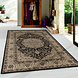 Orientteppich - Bukhara Klassisch Medaillon Schwarz Orientteppich - Bukhara Klassisch Medaillon Schwarz