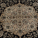 Orientteppich - Bukhara Klassisch Medaillon Schwarz Orientteppich - Bukhara Klassisch Medaillon Schwarz