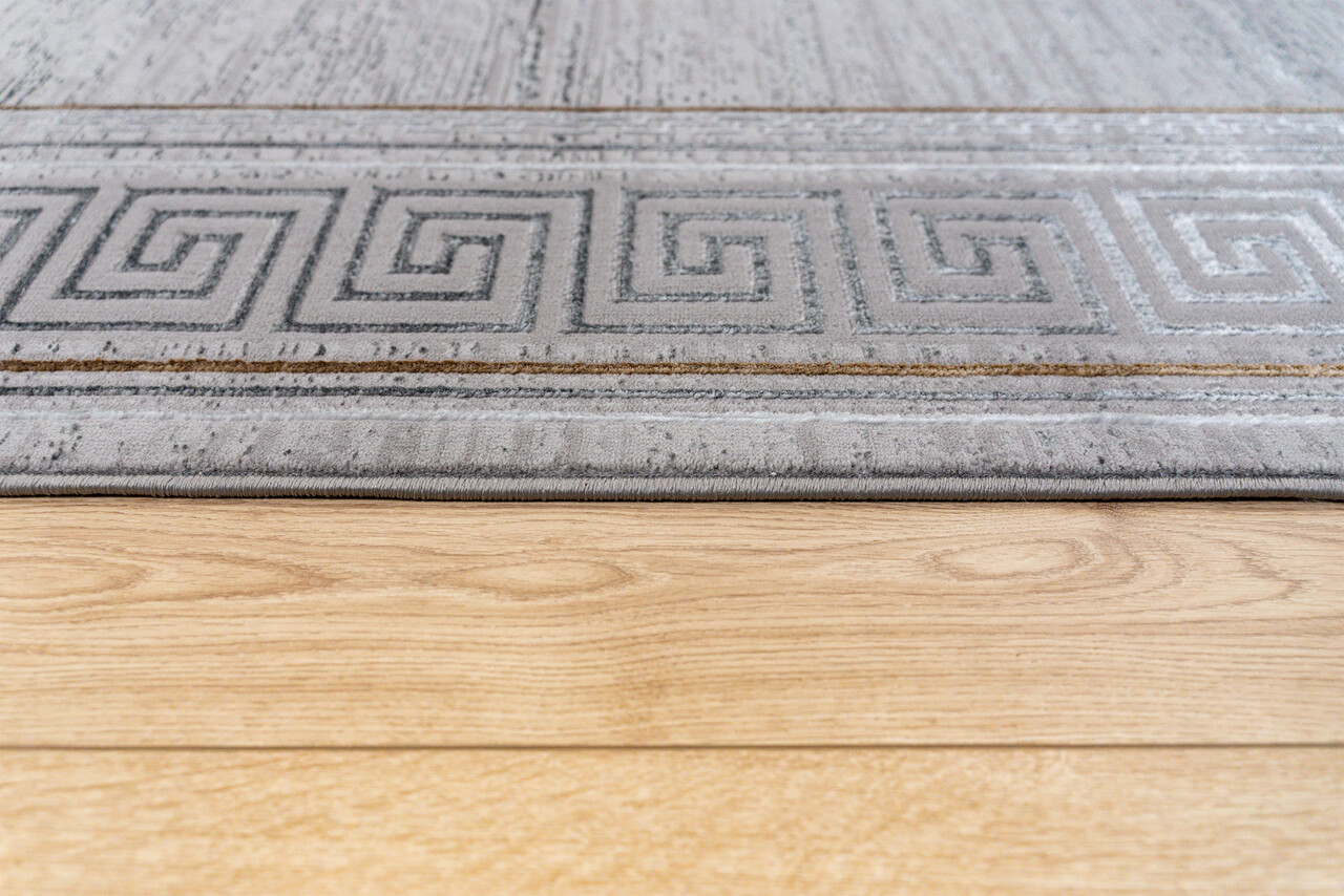 Minye Modern Grau Teppich - Römisches Motiv Minye Modern Grau Teppich - Römisches Motiv